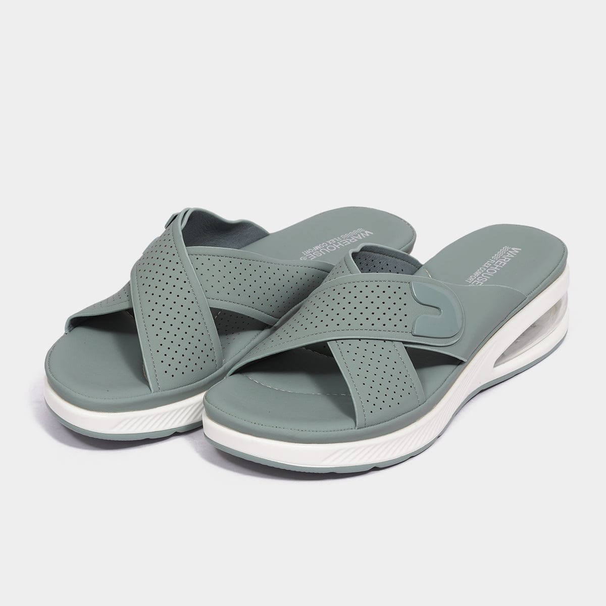 Air Pocket Cross Belt Slider for Women