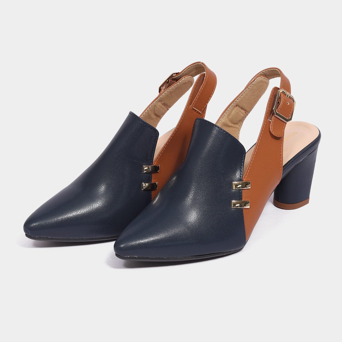 Dual Shade Pointed Wedge Heel for Women