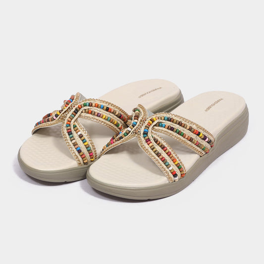 Women Boho Bead Sliders