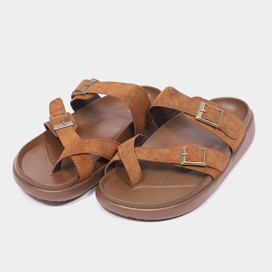 Cross Strap Arch Support Buckle Slider for Men