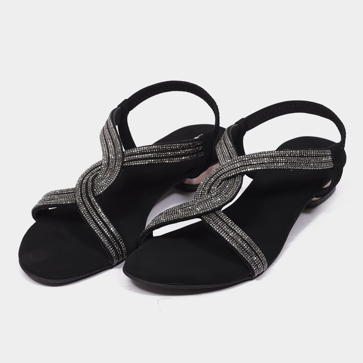 Sparkle Cross-Strap Sandal for Women