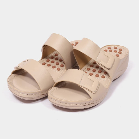 Double Strap Acupressure Wedge Sandals for Women