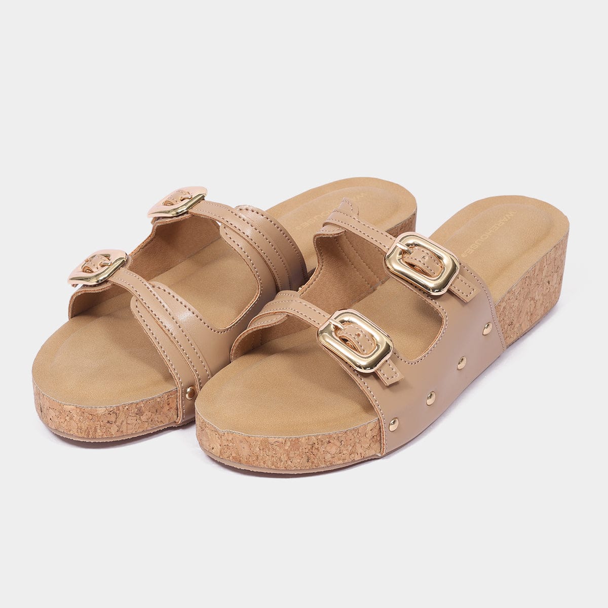Double Buckle Slide for Women