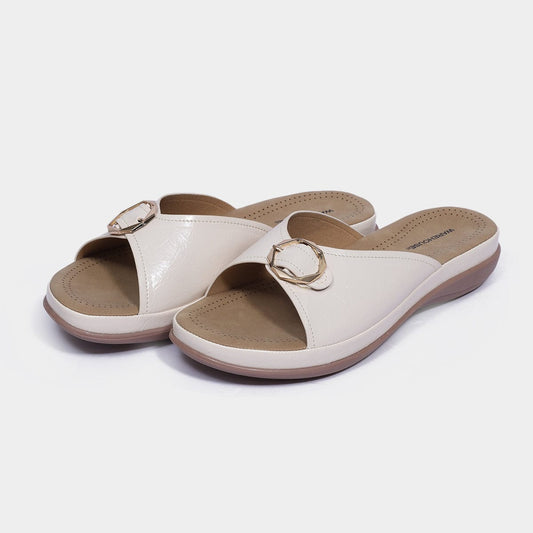 Minimal Golden Buckle Sliders for Women