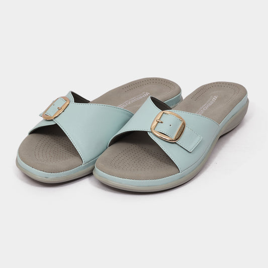 Comfortable Flats for Women with Gold Buckle