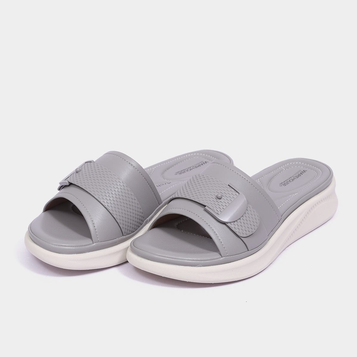 Open Sole Flat Slide for Women