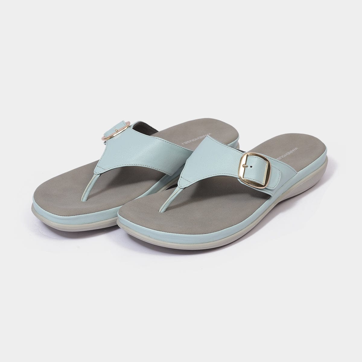 Flexible V-Strap Buckle Chappal for Women