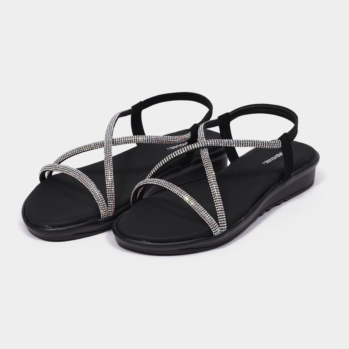 Diamond Strap Minimalist Sandal for Women