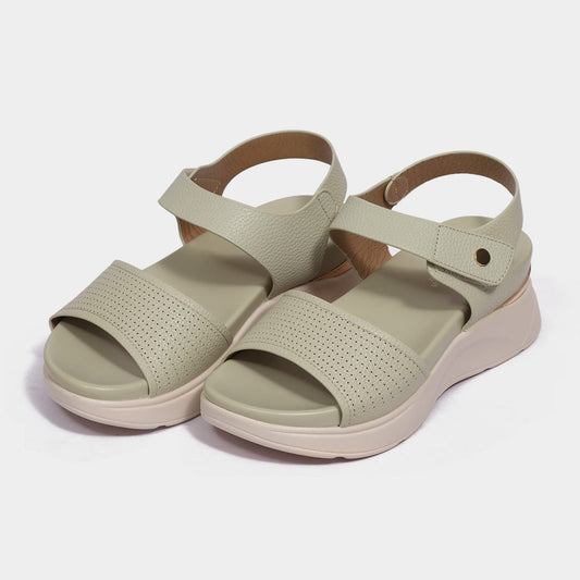 Women Chick Platform Gold Plated Sandals