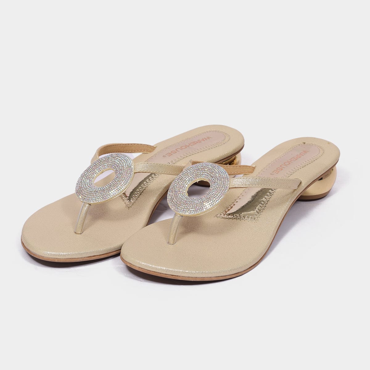 Unique Diamond Ring Partywear Sandal for Women