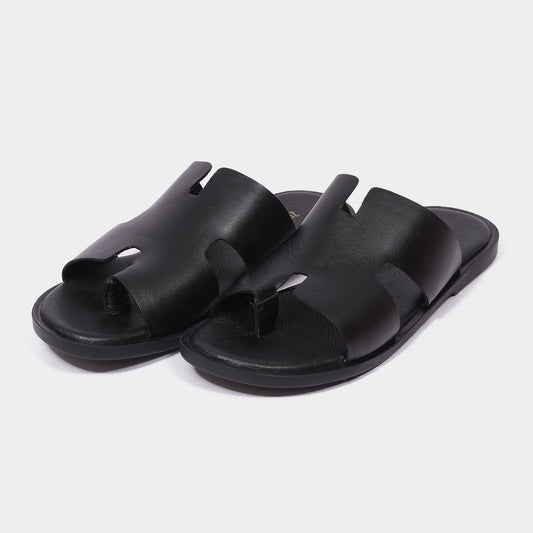 Zillionaire H Shaped Leather Chappal for Men