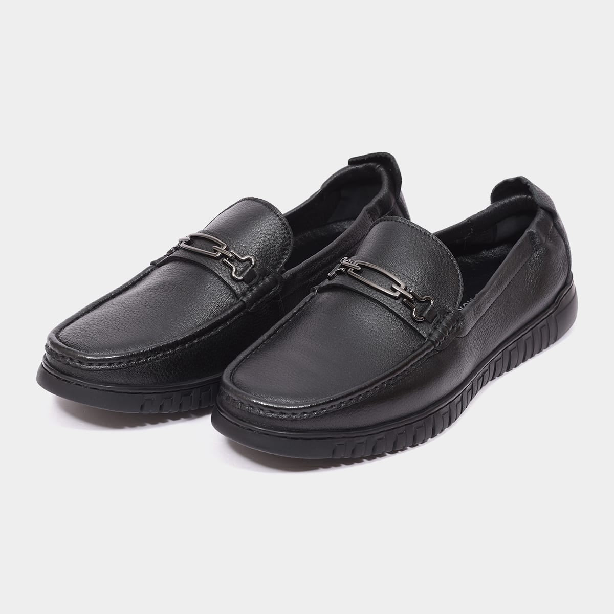 Giovano Moreti  Magic Button Premium Leather Loafer for Men