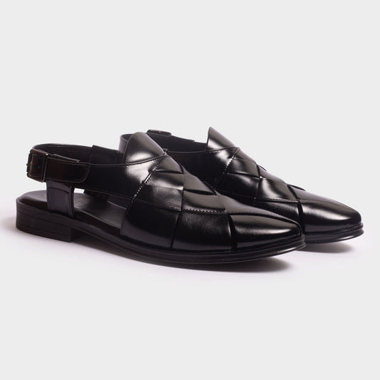 Afgani Pathani Sandals for Men – Back View | Warehouse Footwear