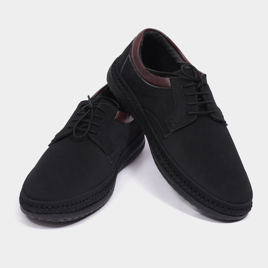 Black Regular wear Shoe for Men