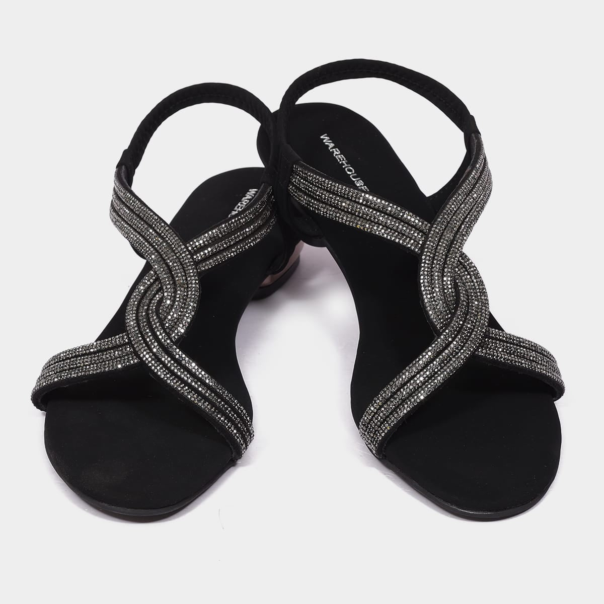 Sparkle Cross-Strap Sandal for Women