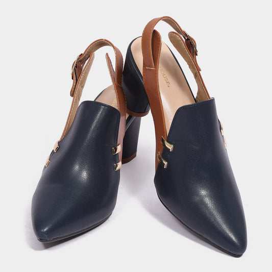 Pointed Faux Wedge Heel for Women