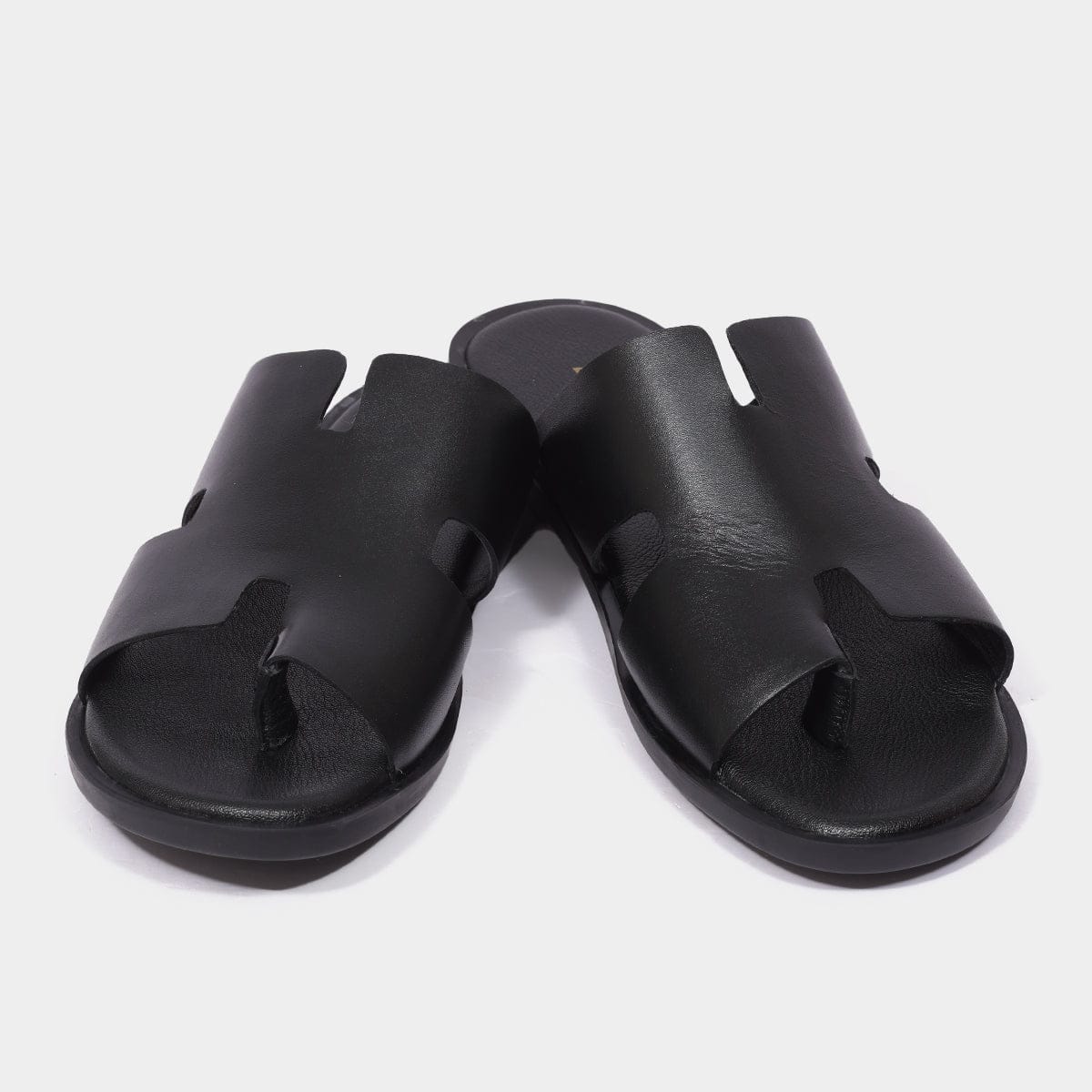 Zillionaire H Shaped Leather Chappal for Men