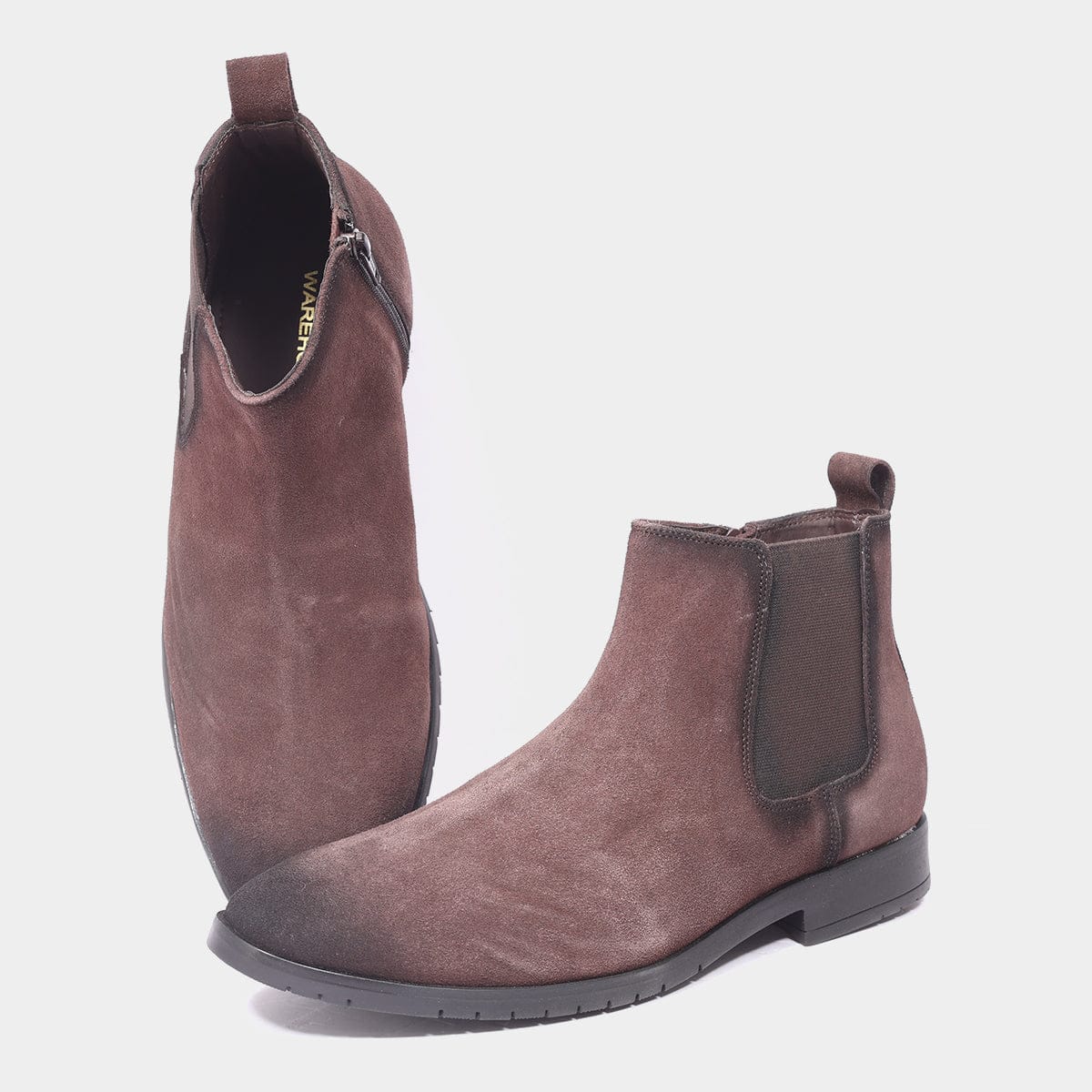 Men Side Zip Suede Chelsea Boots – Buy Online India | Warehouse Footwear