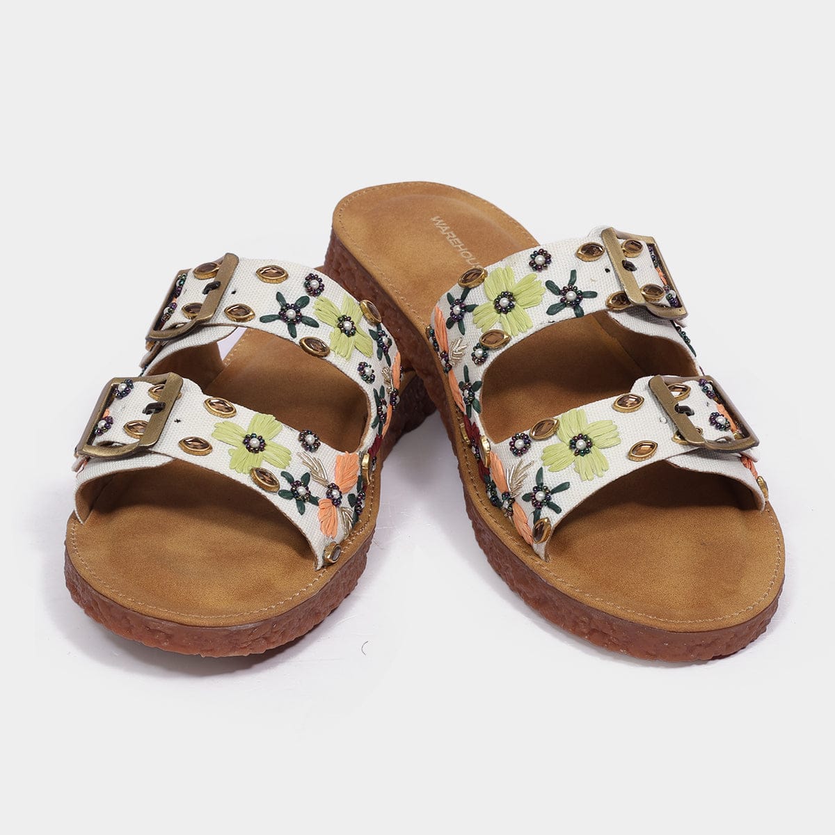 Ethnic Dual Buckle Slider for Women