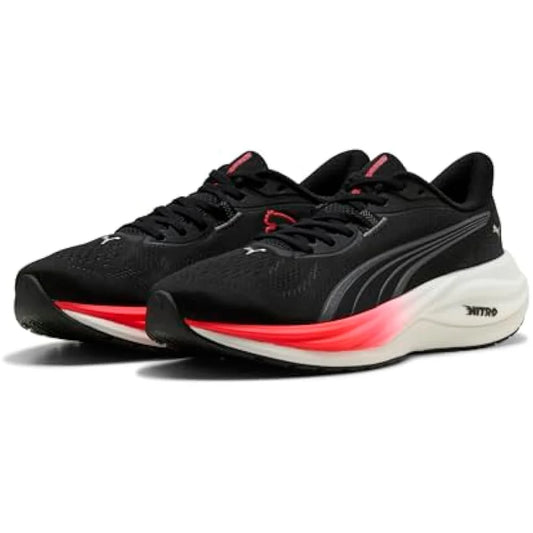 Puma Electrify Nitro 5 PUMA Black-Ultra Red Shoes for Men