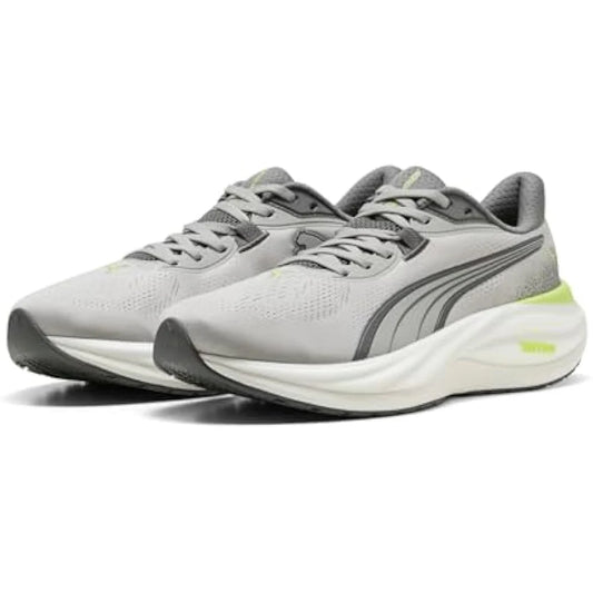 Puma Electrify Nitro 5 Grey Echo-Sunny Lime Shoes for Men