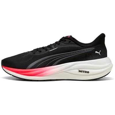 Puma Electrify Nitro 5 PUMA Black-Ultra Red Shoes for Men