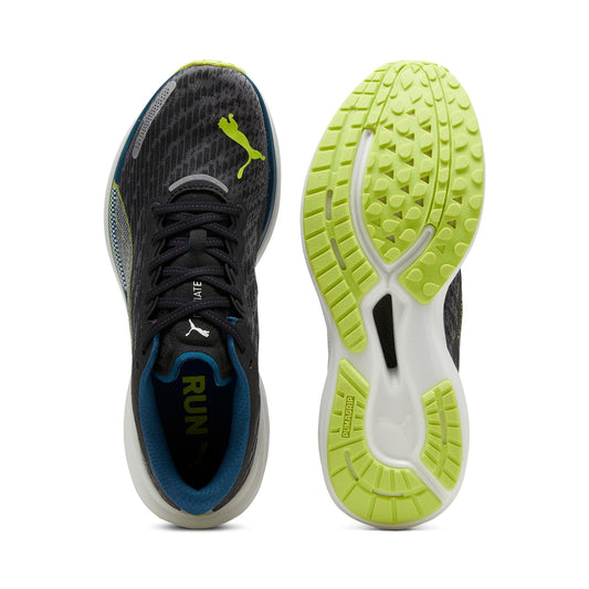 Black Mens Puma Deviate Nitro 2 Running Shoes