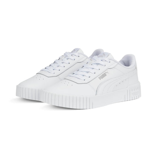 Puma WHITE/SILVER SNEAKERS