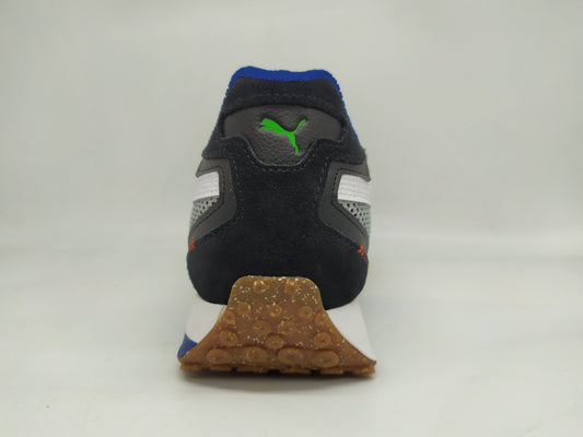 Puma Blktop Rider Podium Mens Blue Canvas Lifestyle Sneakers Shoes