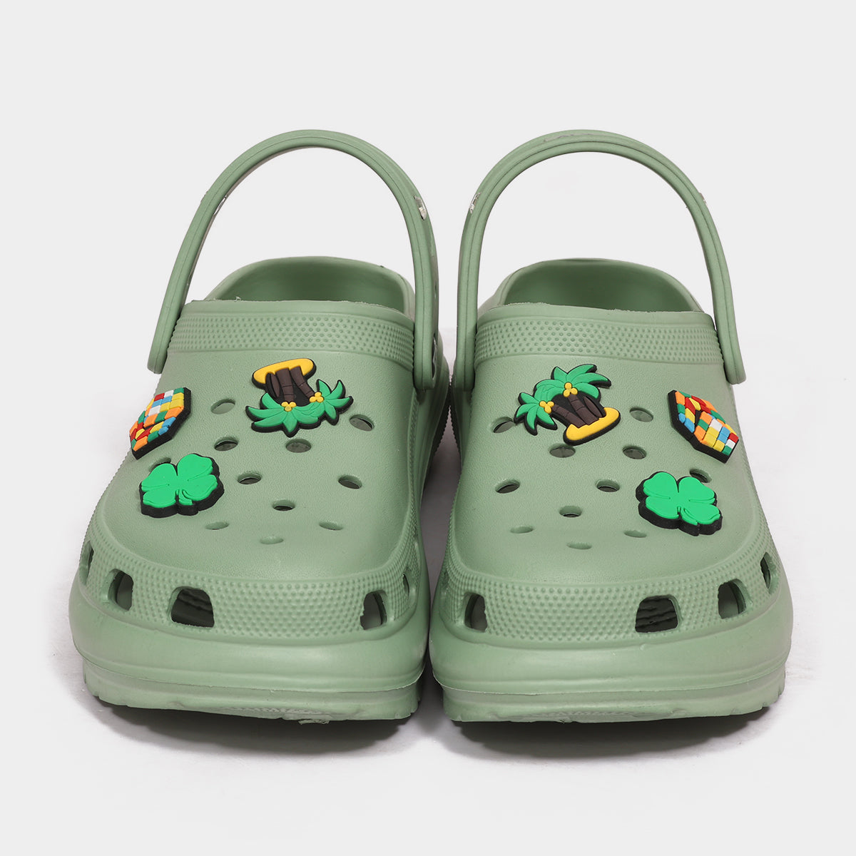 Colorfull Clogs for Women with Fun Charms