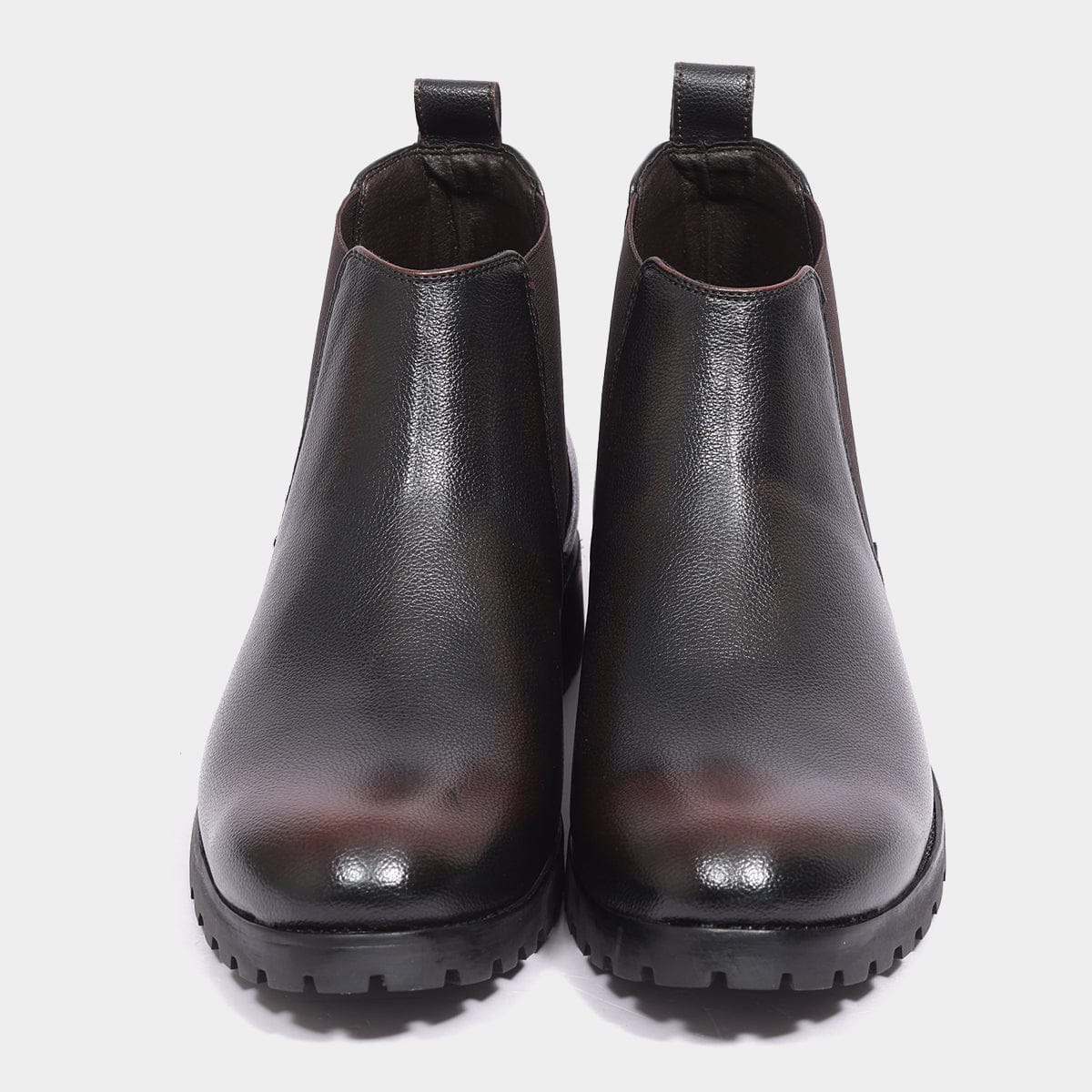 Chunky Sole Slip On Chelsea Boots for Men