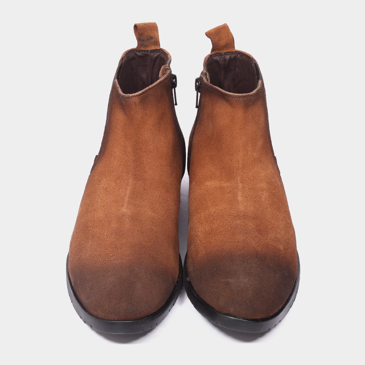 Side Zip Suede Chelsea Boots for Men – Lifestyle View | Warehouse Footwear