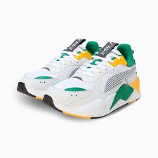 Puma Unisex-Adult RS-X Geek Res White-Archive Green Sneaker
