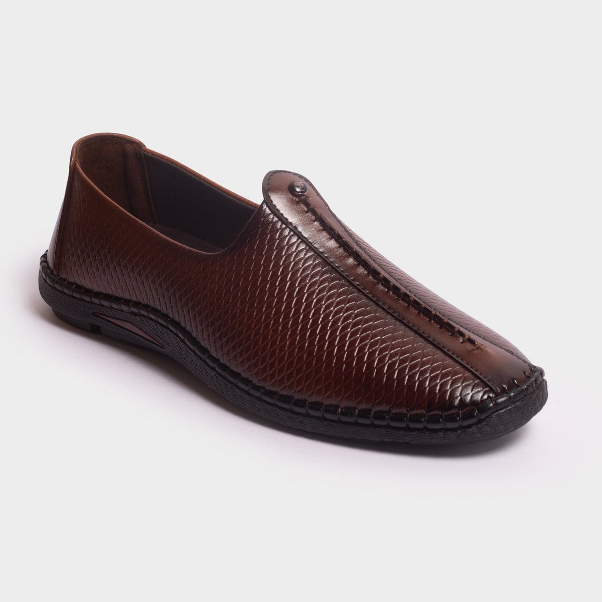 Nawabi Mojari for Men – Angle View | Warehouse Footwear