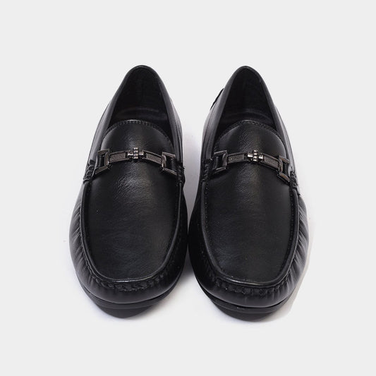 Black Flexible Loafer for Men