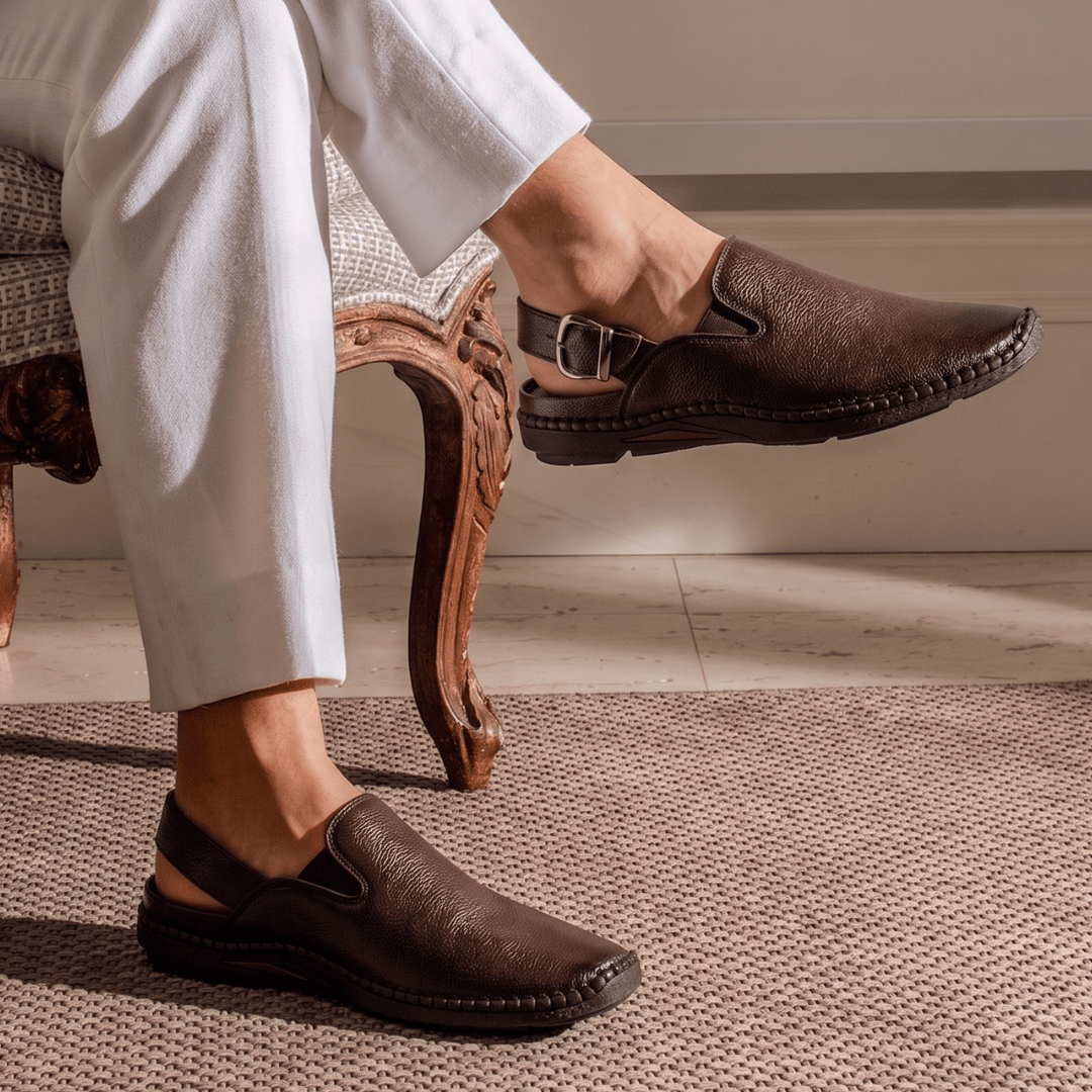 Hybrid Loafer cum Sandal for Men – Side View | Warehouse Footwear
