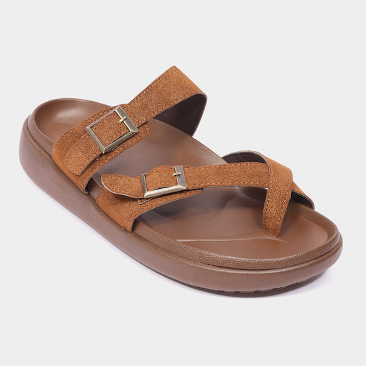 Cross Strap Arch Support Buckle Slider for Men