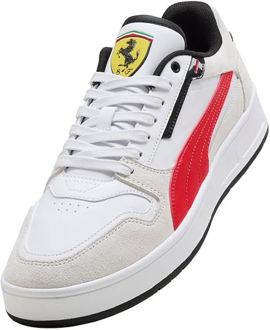 PUMA Scuderia Ferrari Court Classic Street Lace Up Sneakers for Men
