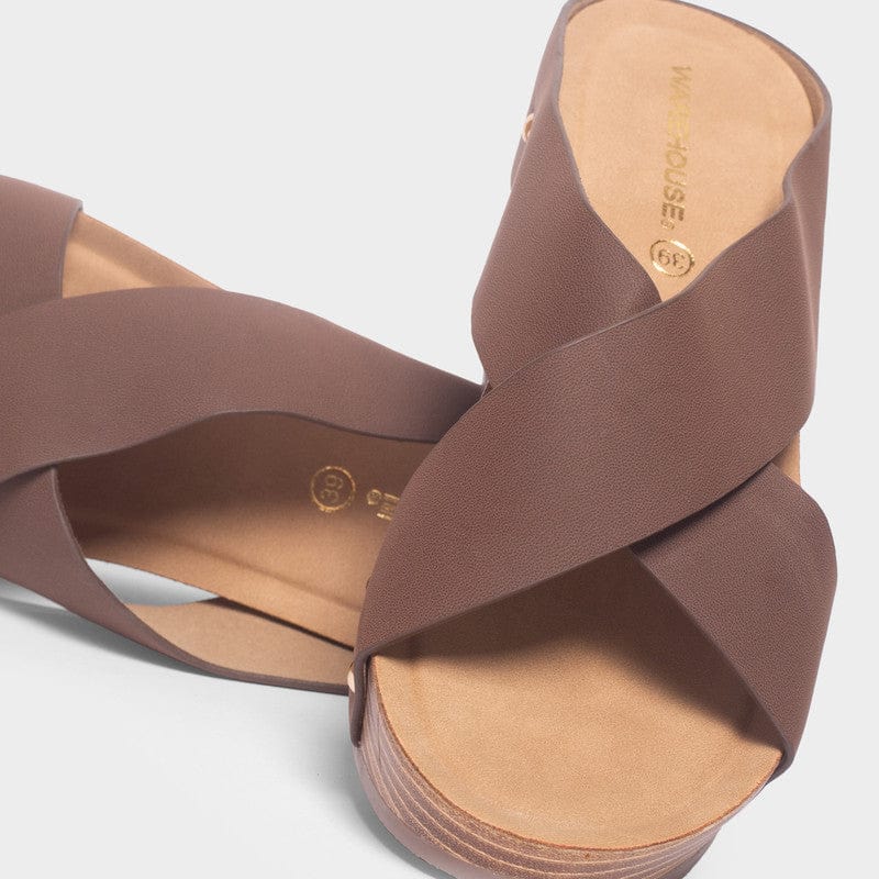Platform Wedge for Women – Back View | Warehouse Footwear