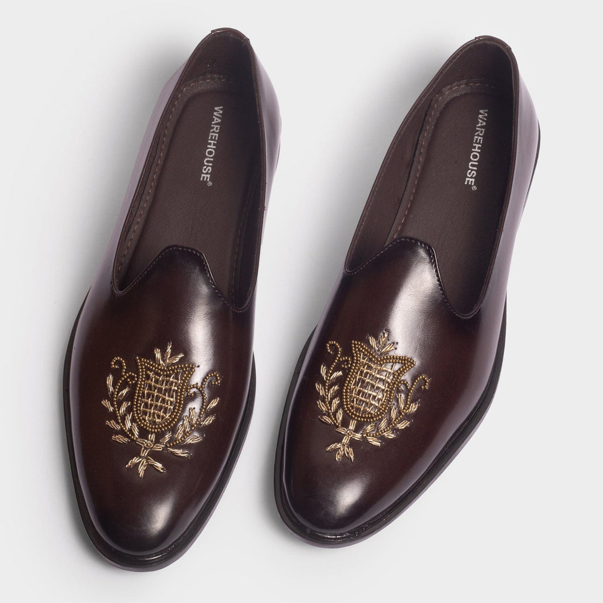 Nawabi Mojari for Men – Back View | Warehouse Footwear