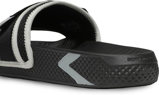 Puma Black velcro strap slides for Men