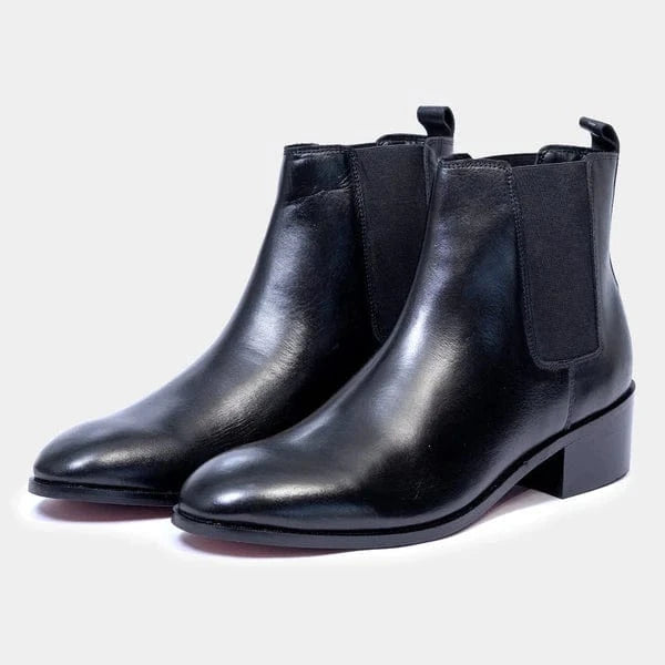 Giovano Moreti Cuban Heel Chelsea Boot for Men
