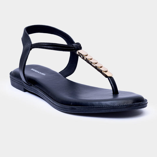 Women T Strap Flat Sandal