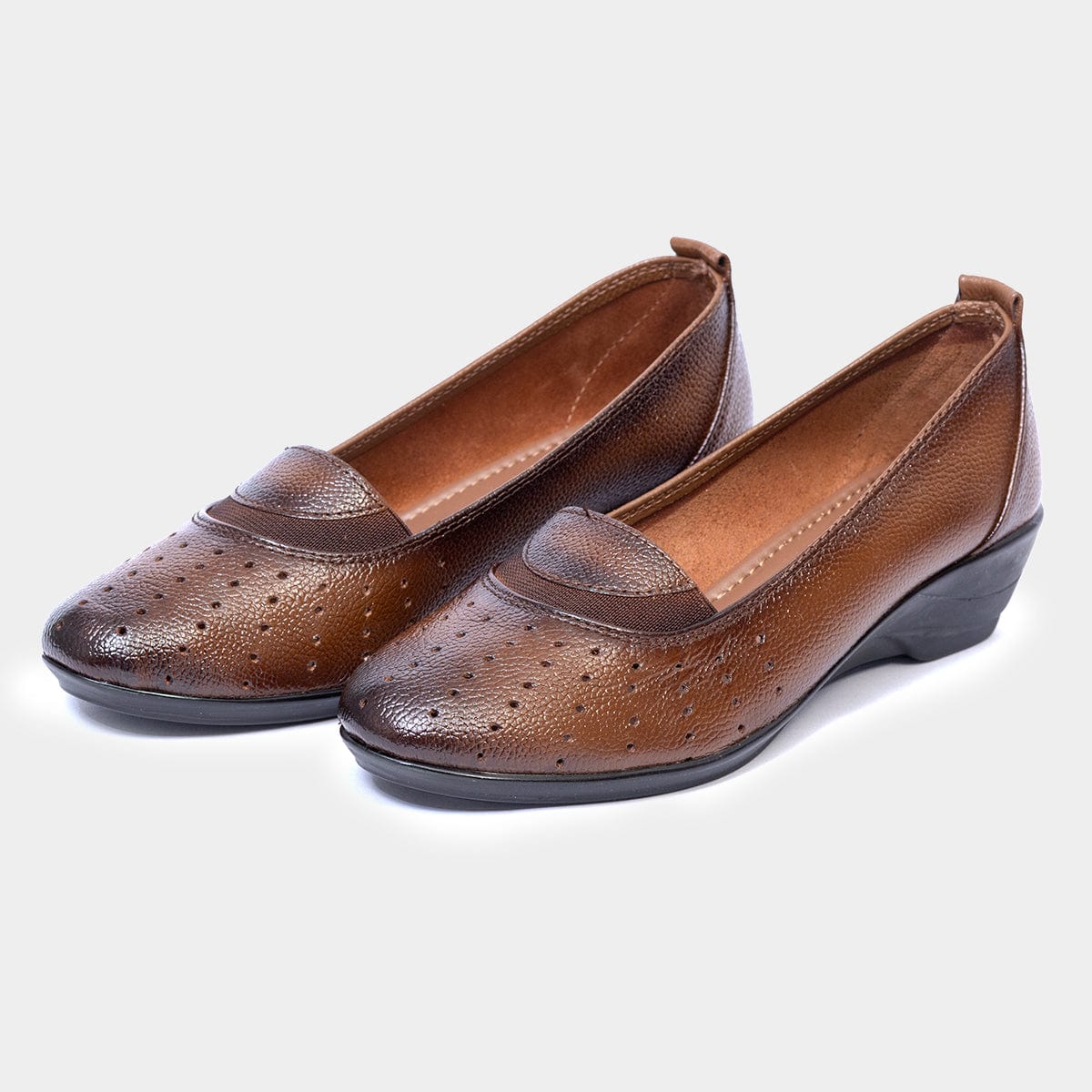 Dual Ton Leather Belly for Women