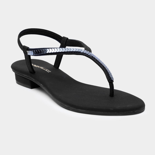 Women Embellished T-Strap Sandals