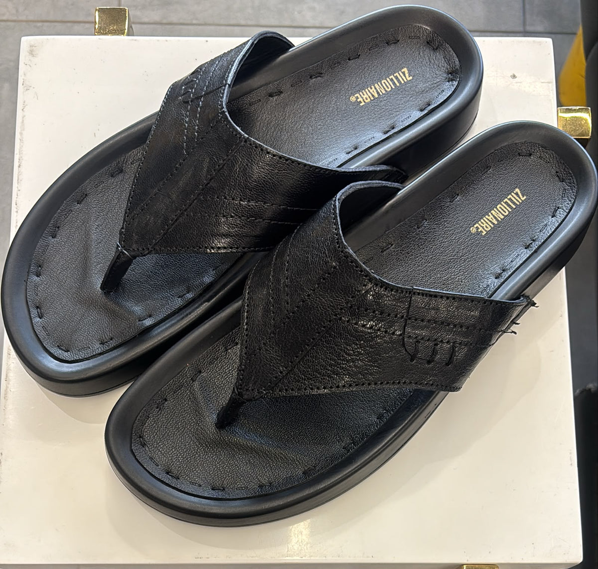 Zillionaire Leather Chappal for Men