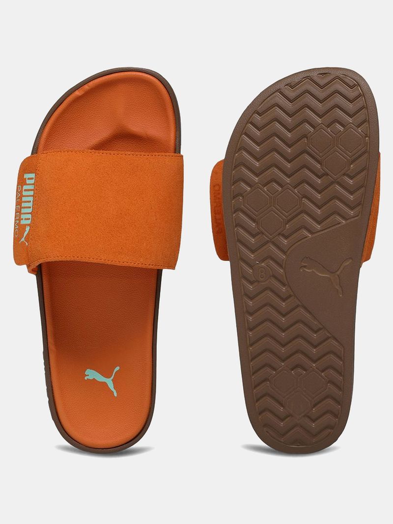PUMA Leadcat 2.0 Palermo Foil Men Orange Slides