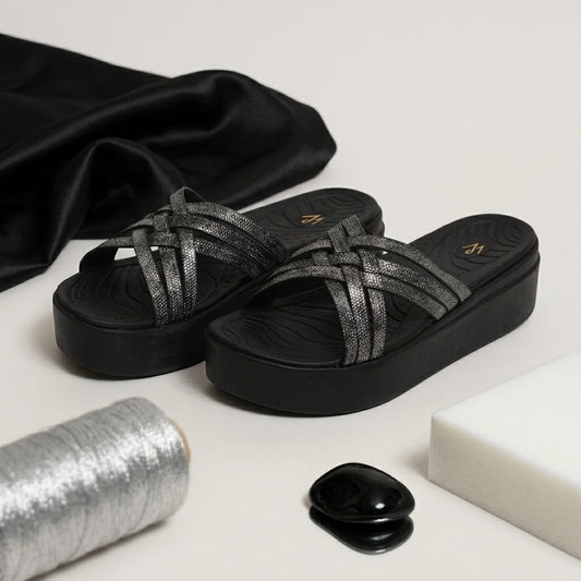 Portofino Rubber Open Toe Wedge for Women