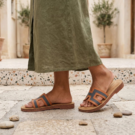 Minimal Jute Sliders for Women