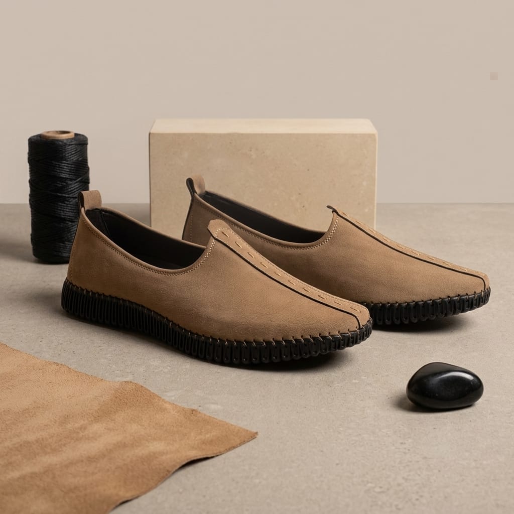 Mojari cum Loafers for Men – Angle View | Warehouse Footwear